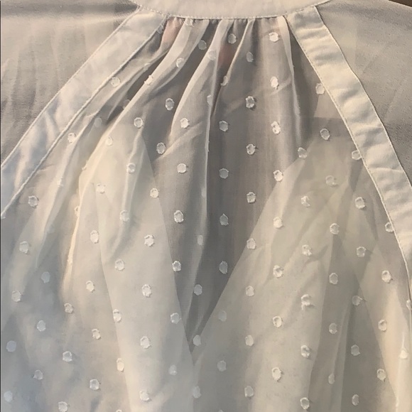 ABS Allen Schwartz XS/S Cropped Sheer Top - Picture 7 of 8